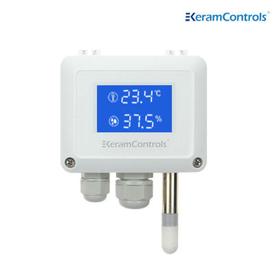 4-20mA IP65 الضغط درجة الحرارة ومستشعر الرطوبة مجرى الهواء شنت